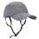 Nylon Sun Hat With Adjustable Safety Strap Windproof-Dark Grey 1