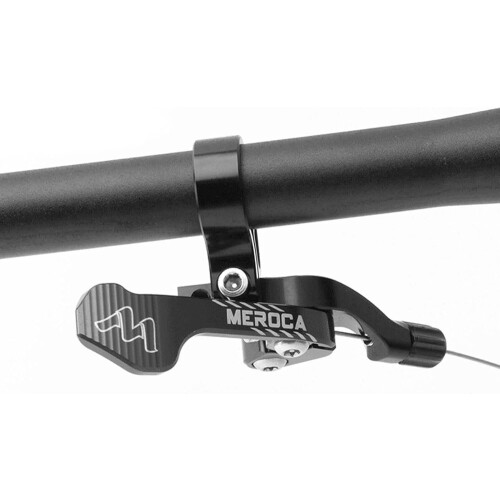 Controller for springloaded seat post, telescopic seat post, dropper, antislip damper alloy, bicycle accessories, controller adapter all black 2