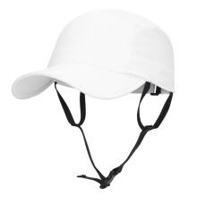 Outdoor Sun Protection Hat Adjustable Strap Windproof-White