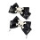 Uniqueness Hair Barrettes Skull And Pass Theme Lightweight-1 2
