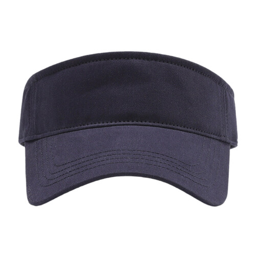 Summer Adjustable Hat 56-62cm Breathable Cotton-Navy blue