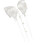 Multiuse Exaggerate Ribbon Bowknot Hair Clip Strong Hold-White 1