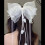 Multiuse Exaggerate Ribbon Bowknot Hair Clip Strong Hold-White 7