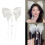 Multiuse Exaggerate Ribbon Bowknot Hair Clip Strong Hold-White 2
