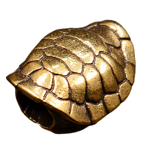 Tortoiseshell Metal Beads for Creative Paracord Projects-Yellow