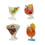 Creative Beverage Garnish Clip Acrylic Claw For-Orange Soda 2