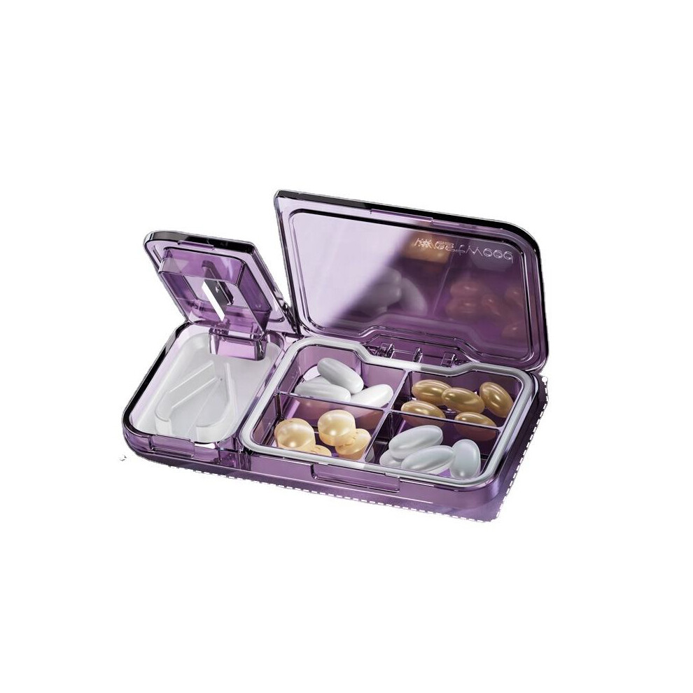 Xske Tec Purple Cutting Machine, Tablet Segmentation, Grinding, Medicine Packaging Box, Portable Small Mini Cutting Tool For Household Use Ï¼Purpleï¼