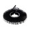 Collier de mode Halloween élégant collier de-Sac noir bord blanc 1