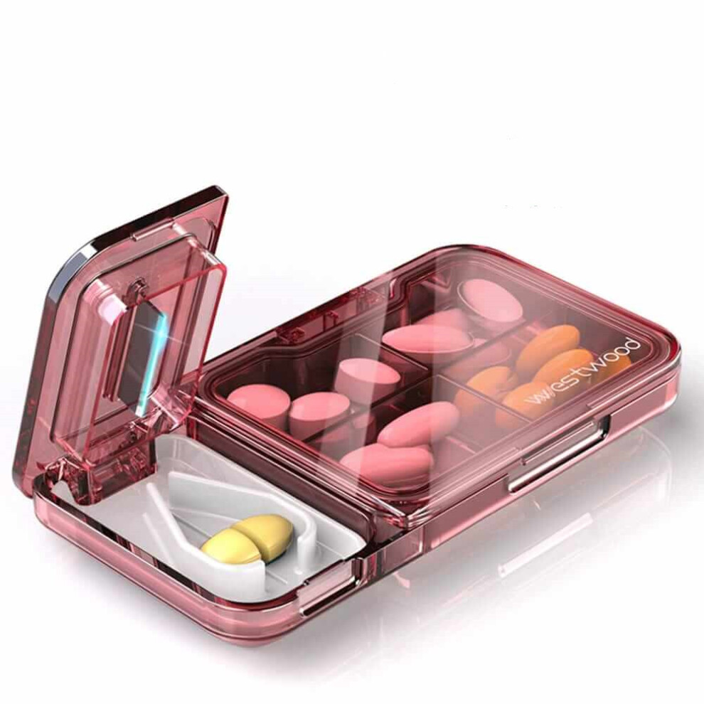Xske Tec Red Cutting Machine, Tablet Segmentation, Grinding, Medicine Packaging Box, Portable Small Mini Cutting Tool For Household Use Ï¼Redï¼
