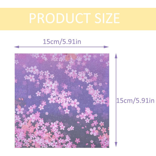 Origami Paper Folding  60 Sheets Different Patterns 15x15cm DoubleSided 1