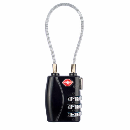 TSA Customs Password Lock Mini Luggage Small Hanging Lock Customs Password Lock （black） 1