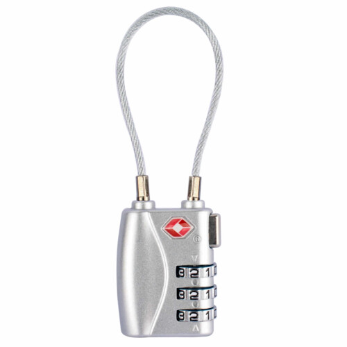 TSA Customs Password Lock Mini Luggage Small Hanging Lock Customs Password Lock （black） 2
