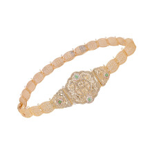 Chaîne de taille métallique réglable, bijoux de-Protéine verte