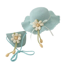Ensemble de protection solaire pour enfants, chapeau de-Vert