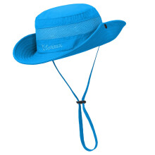 Chapeau de pêche en maille respirante, chapeau de-Bleu ciel