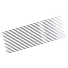 50pcs Thick Stainless Steel 304 Barbecue Skewers, Baking Needles, Flat Skewers,304 # Width 3.5 Thickness 1.8 Length 40cm