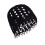 Pullover Crocheted Lace Bucket Hat Tassels Trim-3091 Black 1