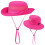 Kids Foldable Wide Brims Sun Hat Breathable Mesh-Sky Blue 7