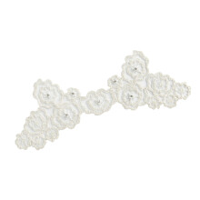 Glittering Sequins Applique Sewing On Fabric Applique-apricot