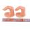 5pcs artificial nails practice model with fingernails DIY plastic exhibition false manicure printing tool 2