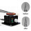 Electric Grinder Interchangeable Discs Coarse to Fine Polishing 5
