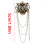 Uitgebreide vrouwen haaraccessoire uitrusting vleugel-Goud 3