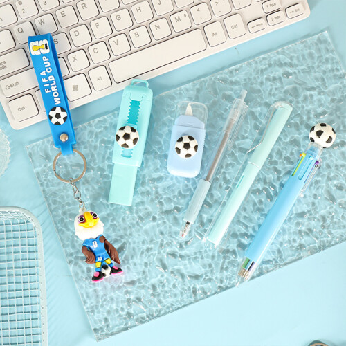 Safe Multicolor Stationeries Gift Box With Writing Tool-Blue 2