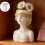 Silicone Masked Lady Shaped Mold Suitable For Crafting Succulent 6