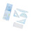Drawing Ruler Includes Straight Ruler Set Square-Blue 1