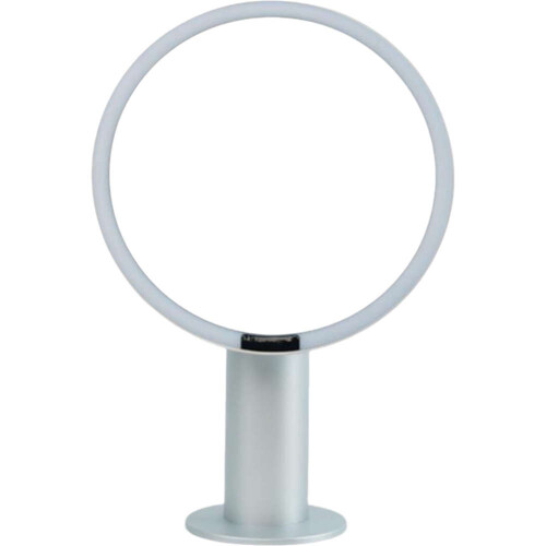 Desktop Led Light Makeup Mirror Smart Fill Light Beauty Mirror (Silver)
