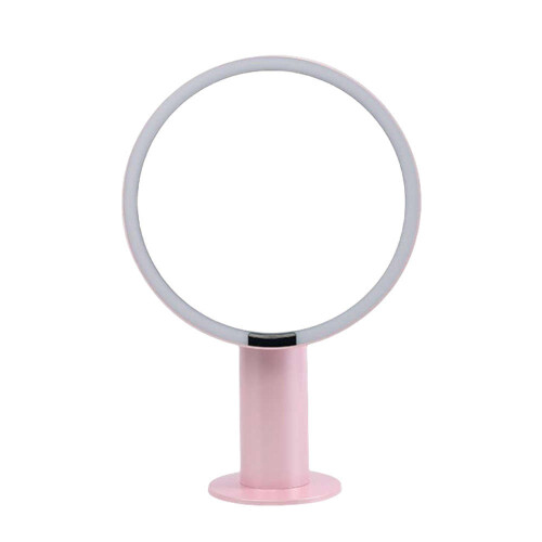 Desktop Led Light Makeup Mirror Smart Fill Light Beauty Mirror (Silver) 2