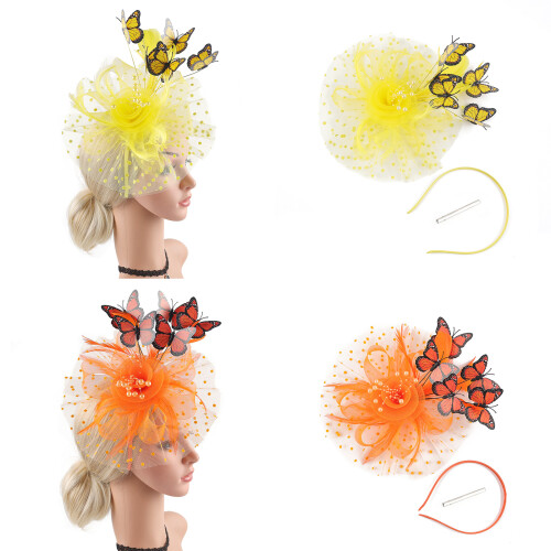 Klassieke Bruiloft Vlinder Haaraccessoire Lichtgewicht-JS 2