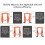 4Pcs Professional Door Lock Installation Kit Enhances Materials 4