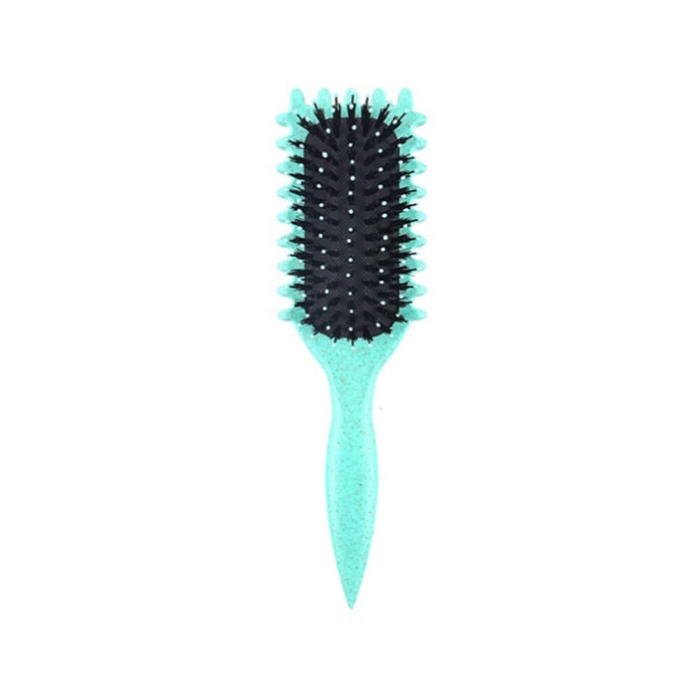 Xske Tec New Curling Comb Air Cushion Massage Comb Hairdressing Comb (Green)