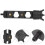 Compound Bow Stabilizer Vibration Damper Flexible Coupling Construction Universal Metal Archery Shock Absorber Enhancing Archery Performance Improve S 6