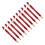 10Pcs Multipurpose Ballpoint Pens Inspirational-profound red 1