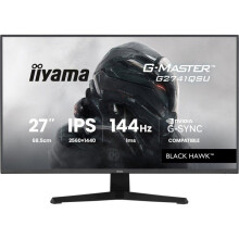 Pantalla PC Gamer - IIYAMA - 27" - QHD - 144Hz - Panel IPS - 1ms - G-Master Black Hawk