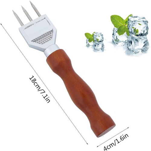 Manual Ice Chisel Crusher for Bars, Home, Kitchen, Picnics, Camping 2