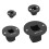 Pack of 4 Secure Locking Impact Socket Adapters for Easy Nut 1