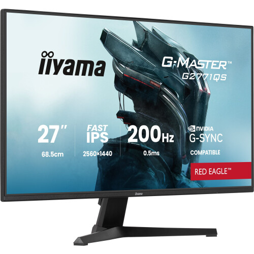 iiyama Pantalla PC Gamer - IIYAMA - 27" - WQHD - 200Hz - Panel Fast IPS - 0.5ms - G-Master Red Eagle 1