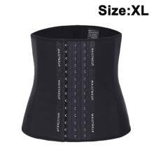 Taillecorset, latex onderbustband, postpartum ondersteuning, verstelbaar ontwerp met vier borsten, 9 stalen baleinen voor een goede houding, hoge