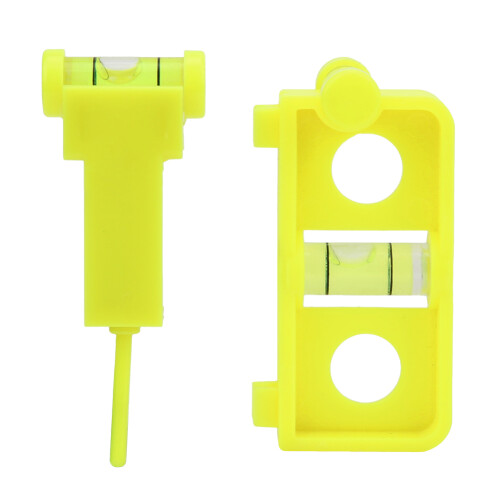 String Level Combo For Archery Hunting Bow Tuning And Mounting Tools Bubble Level High Sensitivity Impact Resistant Plastic Miniature Design Compact C