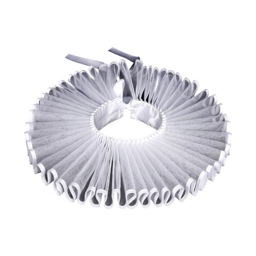 Large Renaissances Styles Detachable Ruff Collar Elegant-White