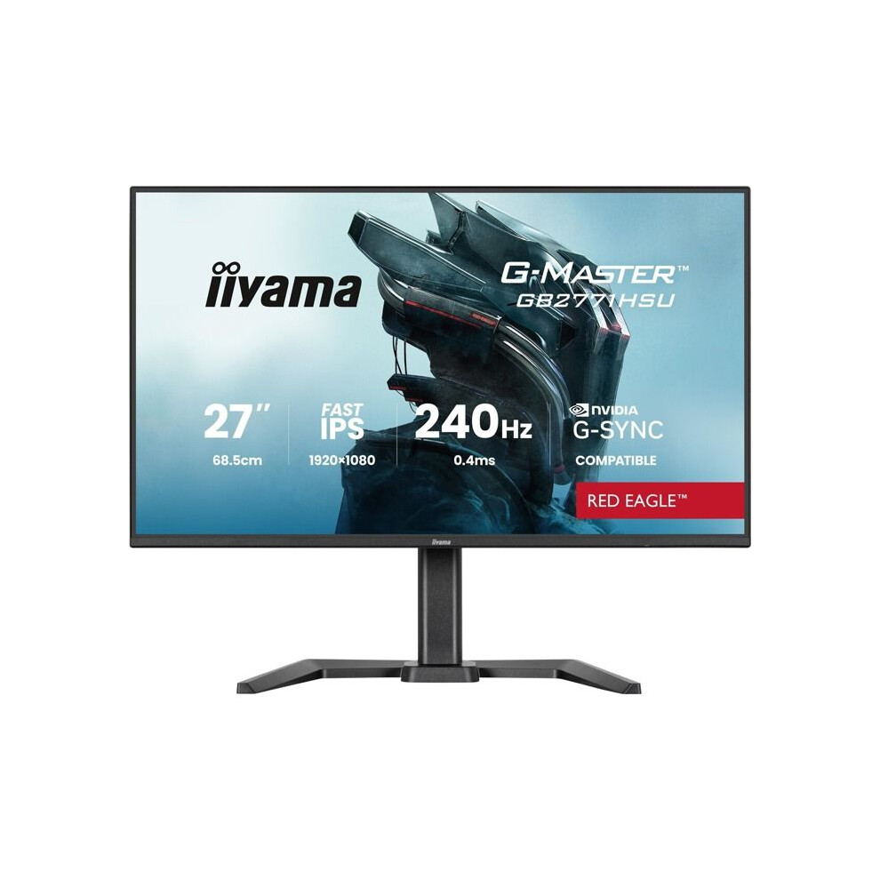 Iiyama G-Master Red Eagle 27 Zoll Full Hd Ips Panel 16:9 240 Hz Gaming Monitor E Gb2771hsu-B1 - Bild 7