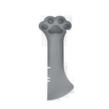 Pet Can Spoon Silicone Cat Paw Can Opener Pet Supplies Multifunctional Spoon (Grey Shovel)