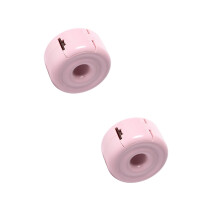 Pack of 2 Office Tape Dispensers Including Cutter-Pink