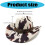 Comfortable Western Theme Top Hat with Bull-Cow pattern beige 4