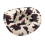 Comfortable Western Theme Top Hat with Bull-Cow pattern beige 5