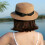 Breathable Braided Straw Hat With Elegant Bows-White 7