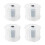 4Pieces Tape Holders with Storage Box and Cutter Set for 1